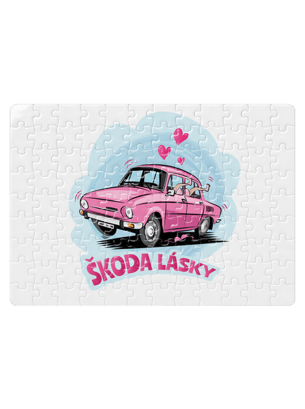 Škoda lásky puzzle White