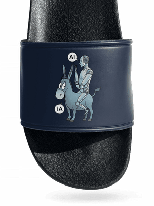 Somár a AI šľapky Navy