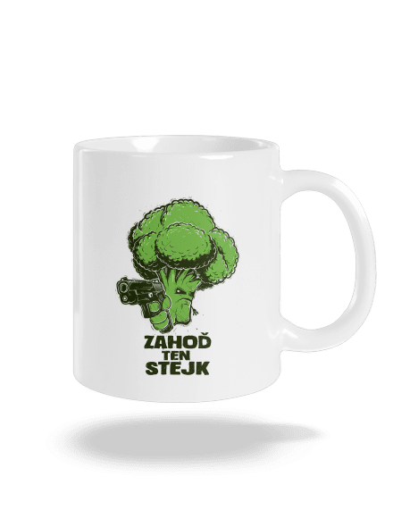 Zahoď ten stejk klasický hrnček White