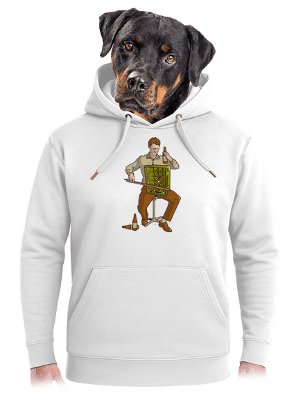 Basista unisex mikina premium Snowwhite