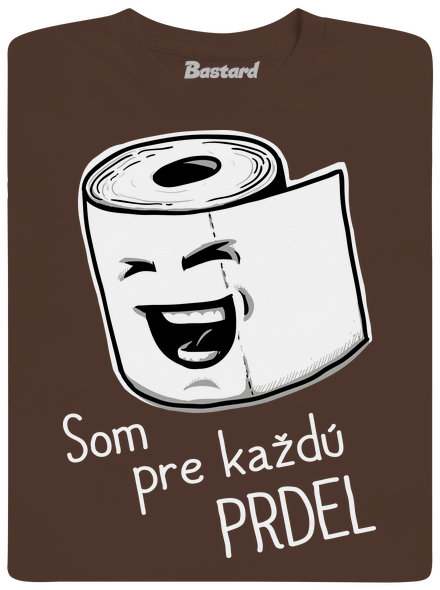 Prdel pánske tričko Brown