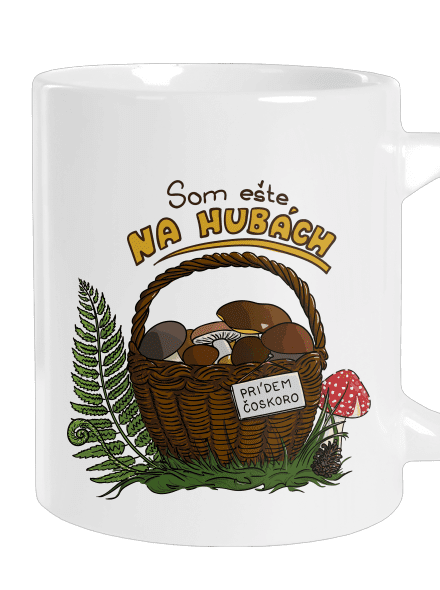 Na hubách veľký hrnček White