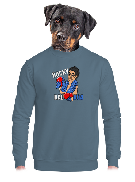 Rocky Bal boa unisex mikina bez kapucne Nordic Blue