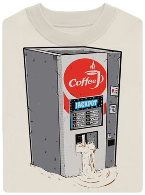 Jackpot unisex mikina bez kapucne Off White