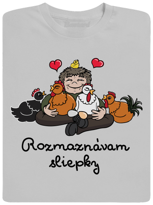 Rozmaznávam sliepky pánske tričko Pacific Grey