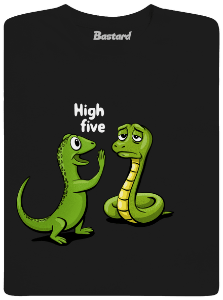 High Five pánske tričko Black
