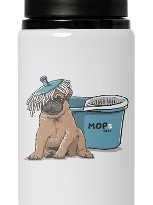 Mops flaša na vodu White