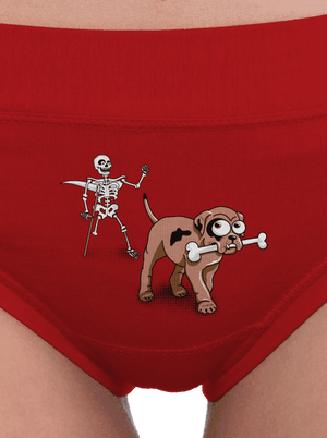 Kostlivec dámske nohavičky Red Mal