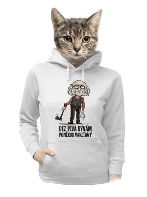 dámska mikina klokanka