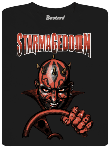 Starmageddon pánske tričko Black