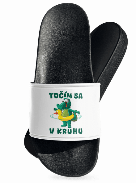 Točím sa v kruhu šľapky White