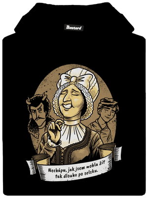 B14: Dorota Máchalová detská mikina klokanka Black