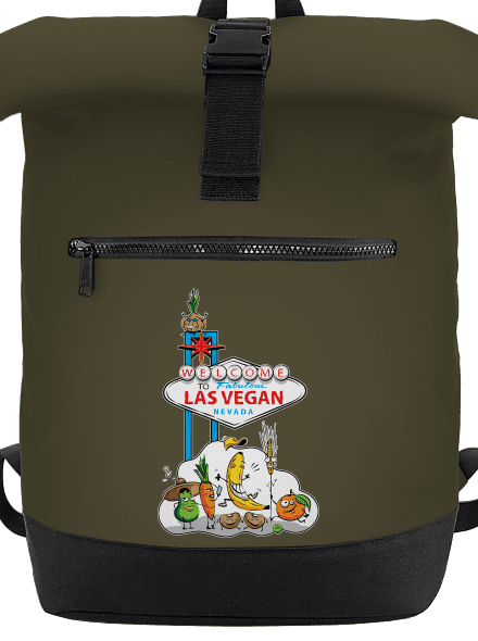 Las Vegan batoh Military Green