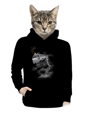 dámska mikina klokanka