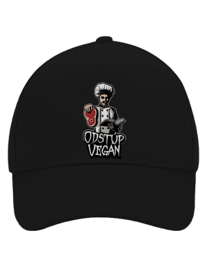 Odstup vegane šiltovka baseballka Black