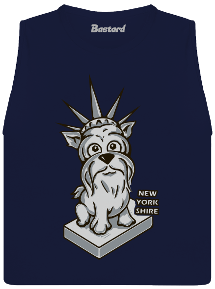 New Yorkshire dámske tielko voľné Navy