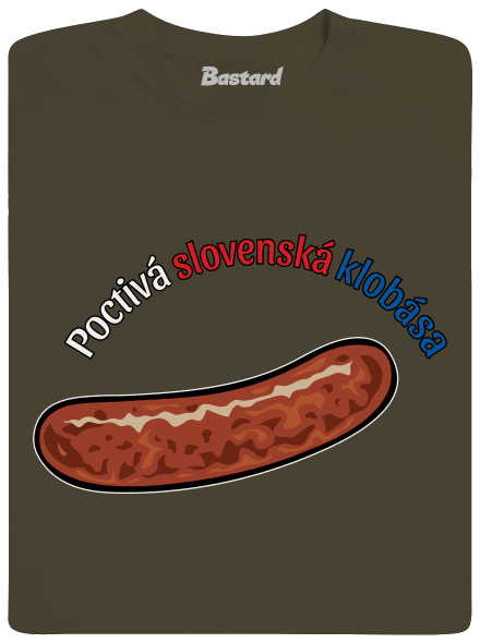 Poctivá buchta a klobása pánske dlhý rukáv Urban Khaki