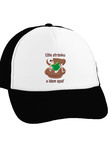 Ešte stránku šiltovka truckerka Black cap
