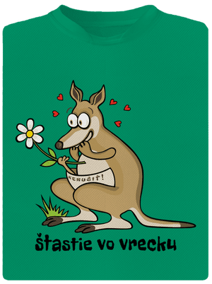 Šťastie vo vrecku detské športové tričko Kelly Green Mal