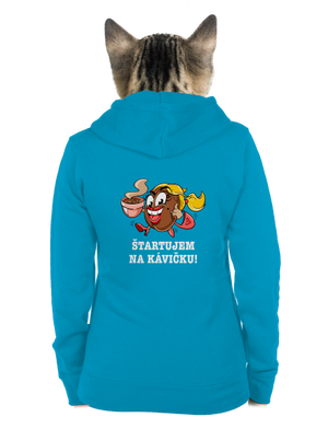 dámska mikina na zips