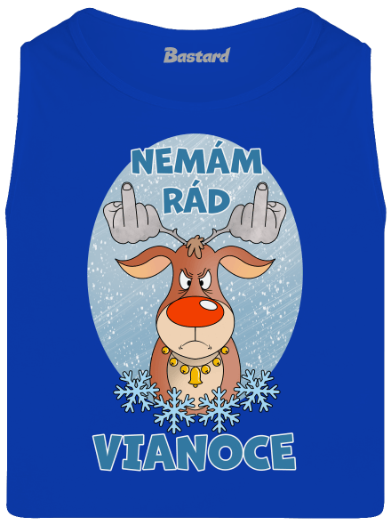 Nemám rád Vianoce pánske tielko Royal Blue
