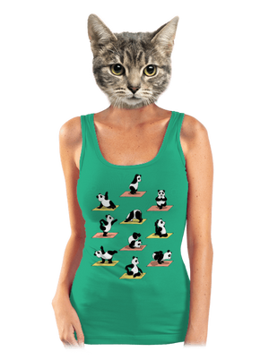 Pandia jóga dámske tielko klasické Mint Mal