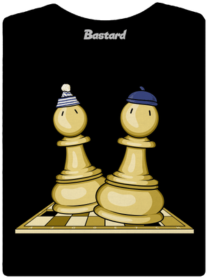 Šach a Mat dámske tričko prémium Black