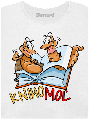 Knihomoľ dámske tričko White