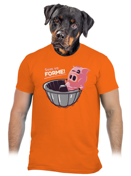 Vo forme pánske tričko Orange