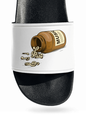 Music Pills šľapky White