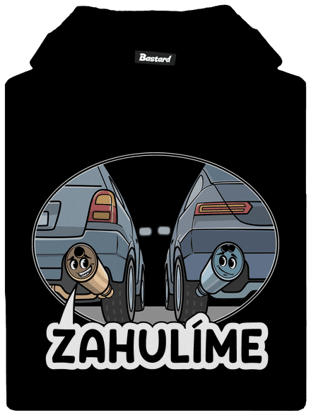 Zahulíme detská mikina klokanka Black