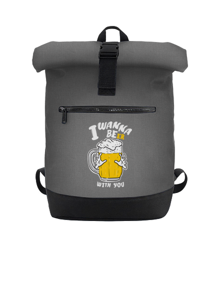 I wanna beer batoh Grey Marl