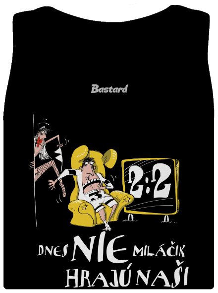 Hrajú naši dámske tielko klasické Black