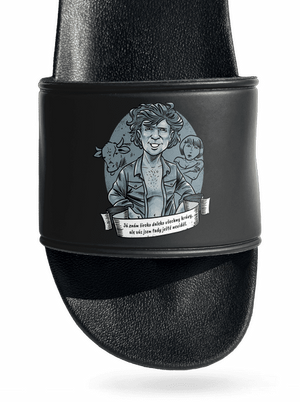 B14: Léto s kovbojem šľapky Black