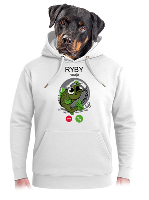 Ryby volají unisex mikina premium Snowwhite