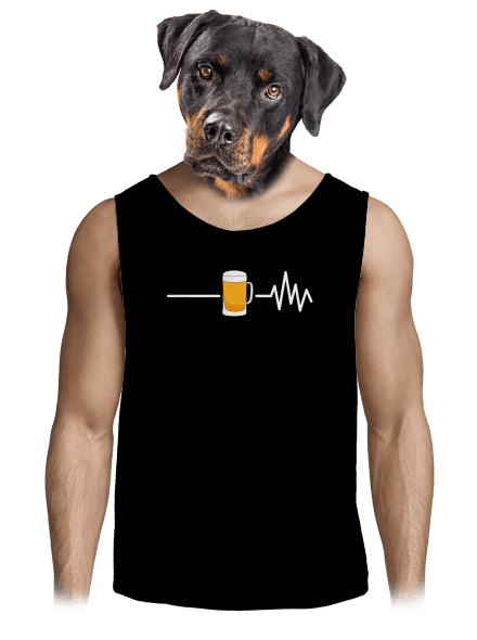 Beer help pánske tielko Black