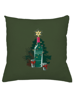Vianočná borovička vankúš Olive Green