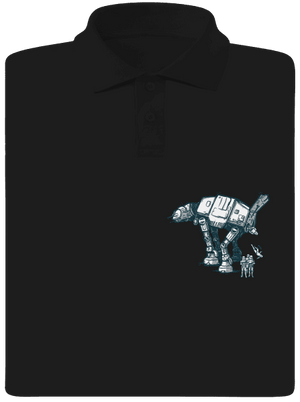 AT-AT pánska polokošeľa Black