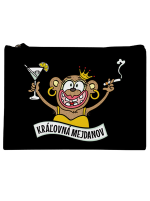 Kráľovná mejdanov taštička Black