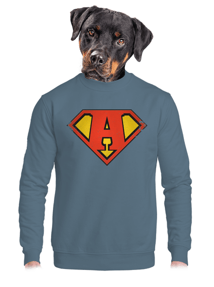 Som superhrdina unisex mikina bez kapucne Nordic Blue