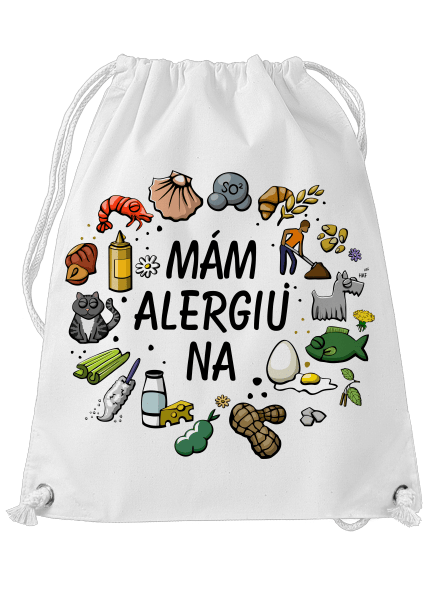 Mám alergiu na... + fix vak White