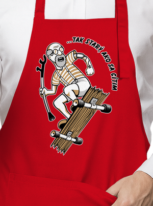 Starý, ako sa cítim zástera Red