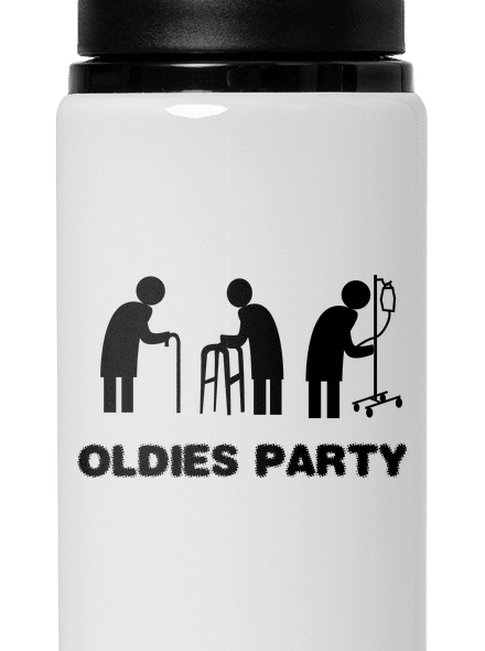 Oldies party flaša na vodu White