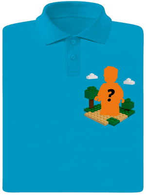 Lego z vlastnej fotky pánska polokošeľa Blue Atol