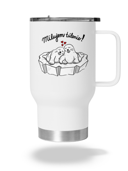 Milujem túlenie termohrnček White