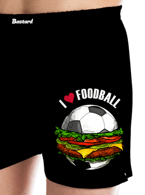 Foodball pánske trenky Black