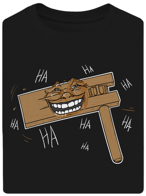 Rehtačka unisex tričko oversized Black