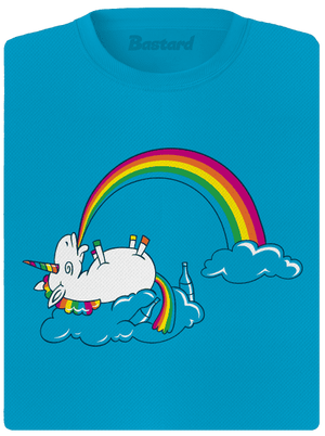 Tajomstvo dúhy dámske športové tričko Blue Atol