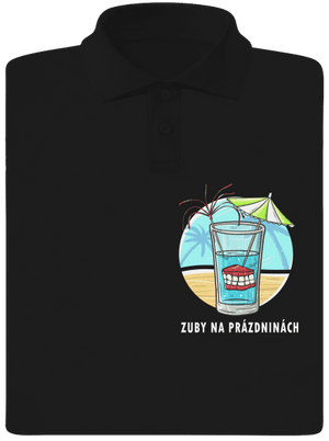 Zuby na prázdninách pánska polokošeľa Black