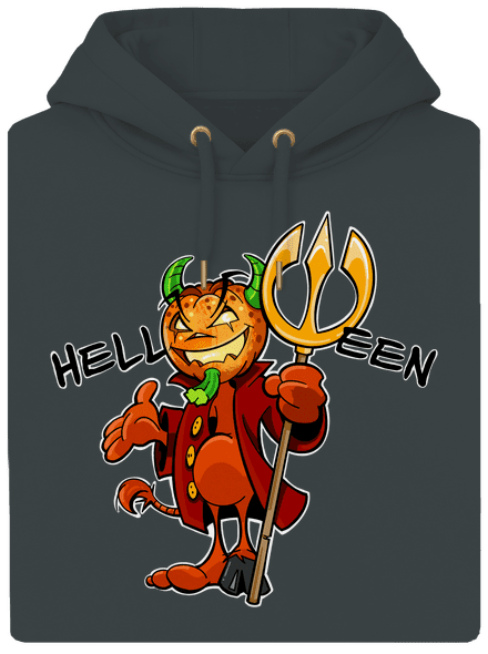 Helloween unisex mikina premium Charcoal